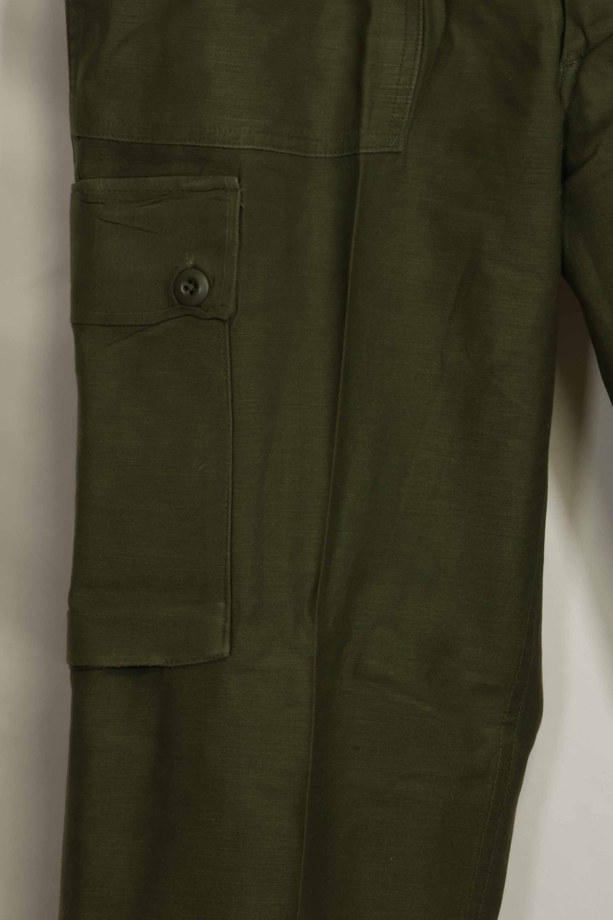 1960年代ロット　OG-107 ベイカーパンツ　カーゴポケット改造　元特殊部隊隊員　中古品　E