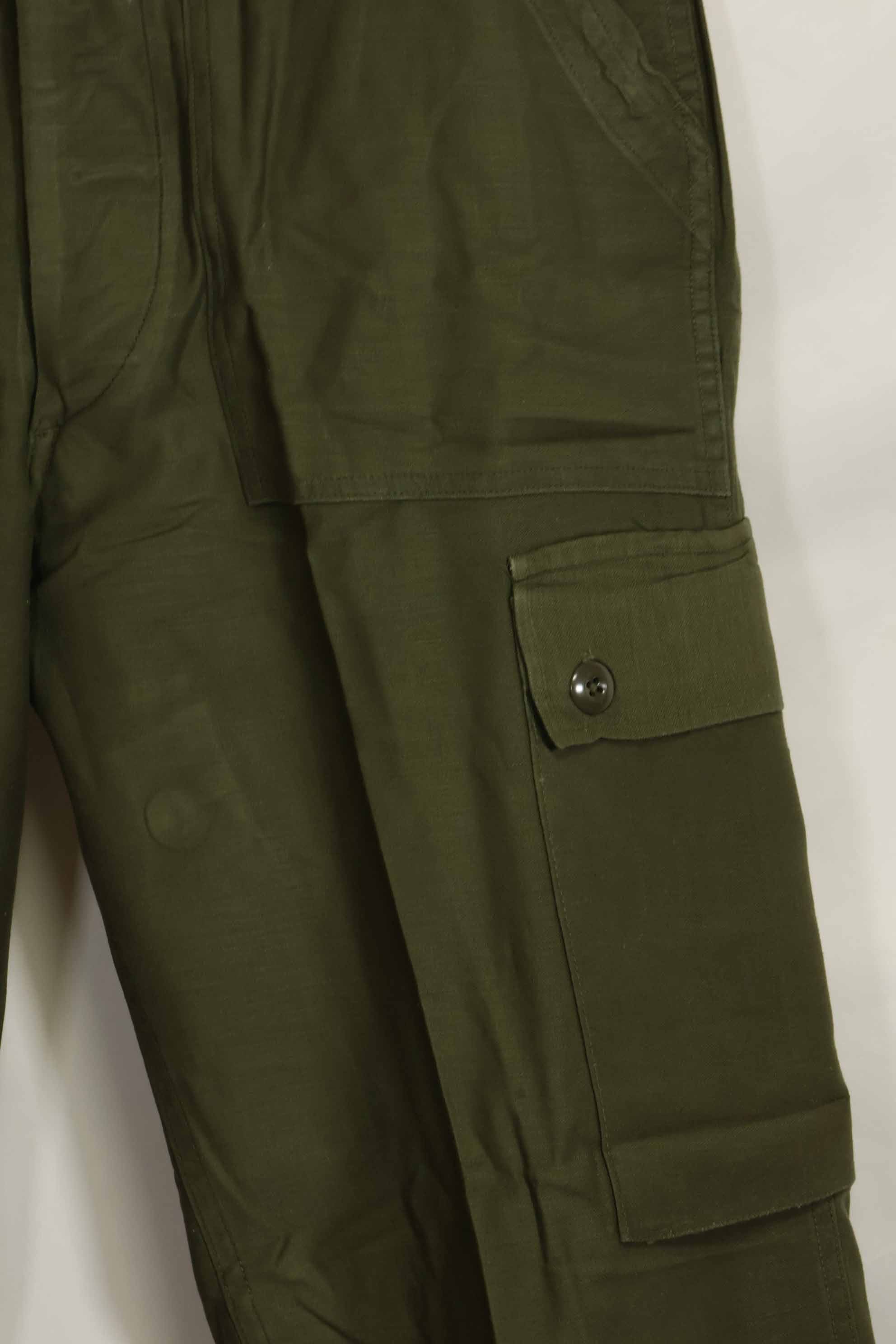 1960年代ロット　OG-107 ベイカーパンツ　カーゴポケット改造　元特殊部隊隊員　中古品　E