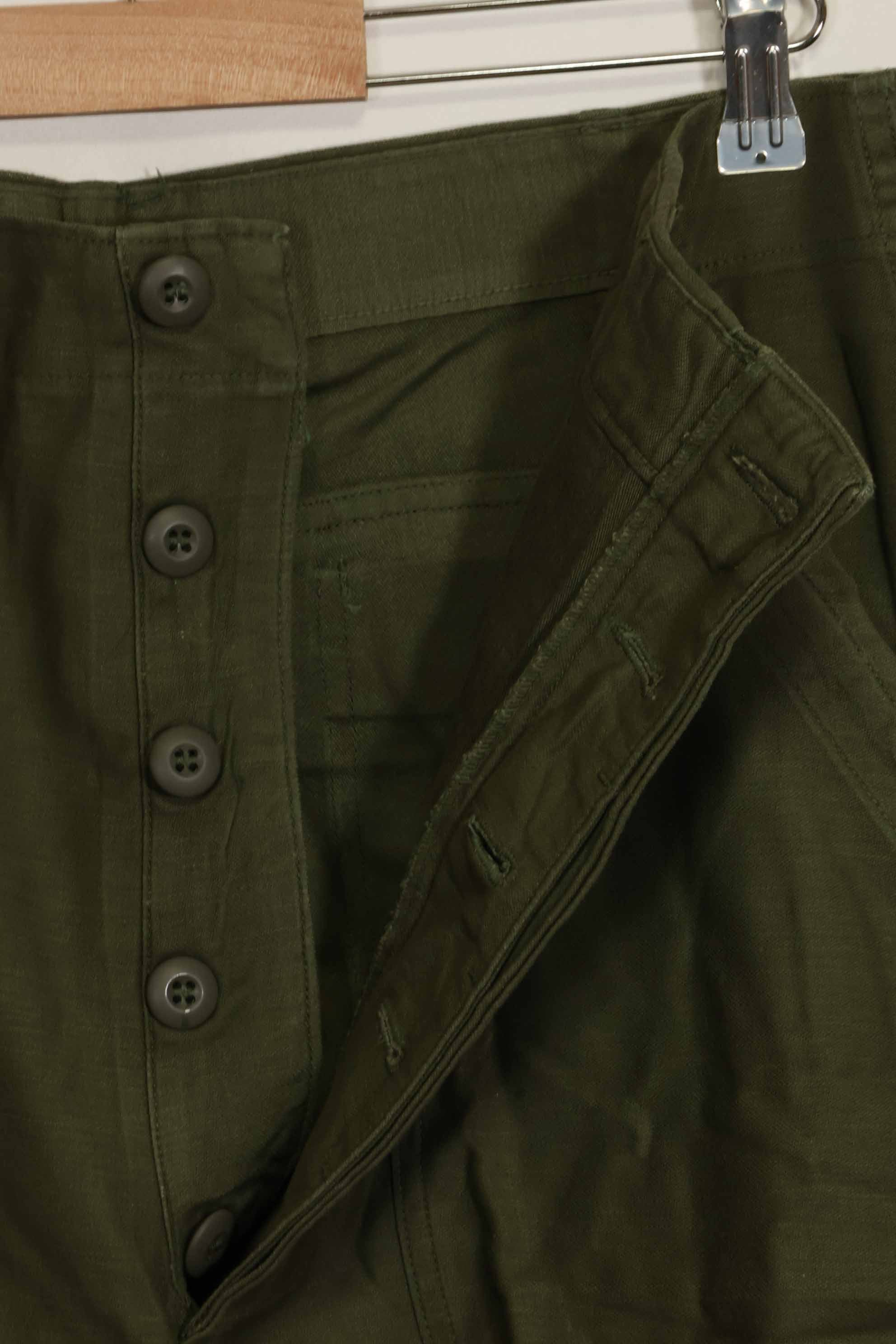 1960年代ロット　OG-107 ベイカーパンツ　カーゴポケット改造　元特殊部隊隊員　中古品　E