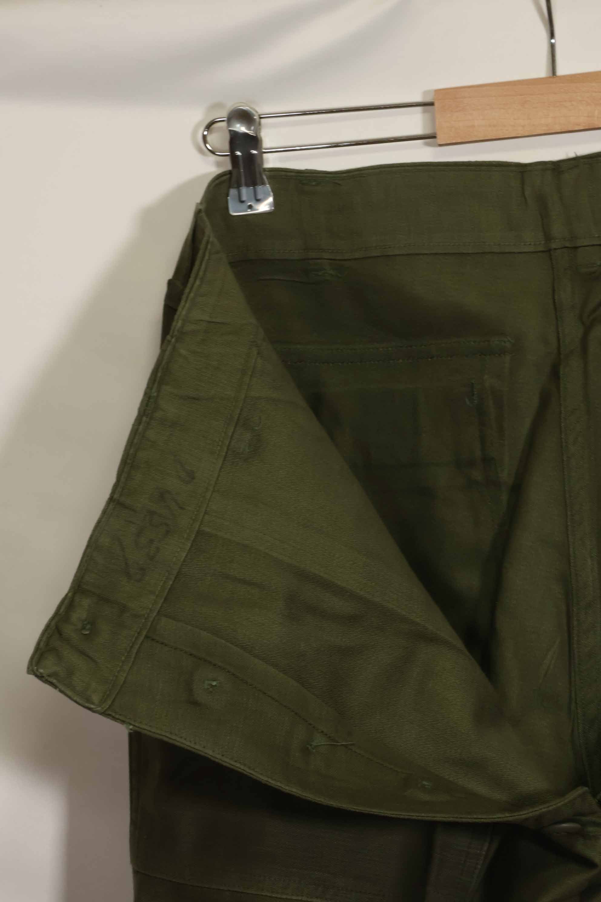 1960年代ロット　OG-107 ベイカーパンツ　カーゴポケット改造　元特殊部隊隊員　中古品　E