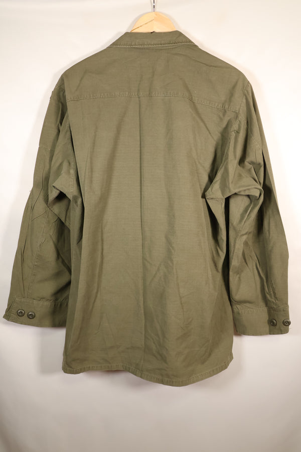 1969 Contract, M-R, 4th Model Jungle Fatigue Jacket, With Aftermarket Patches, Used