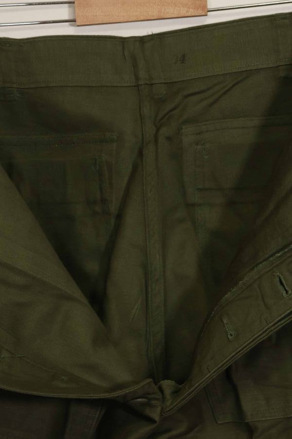 1960年代ロット　OG-107 ベイカーパンツ　カーゴポケット改造　元特殊部隊隊員　中古品　E