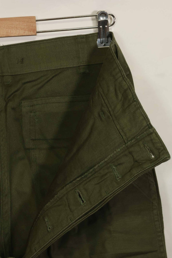 1960年代ロット　OG-107 ベイカーパンツ　カーゴポケット改造　元特殊部隊隊員　中古品　E