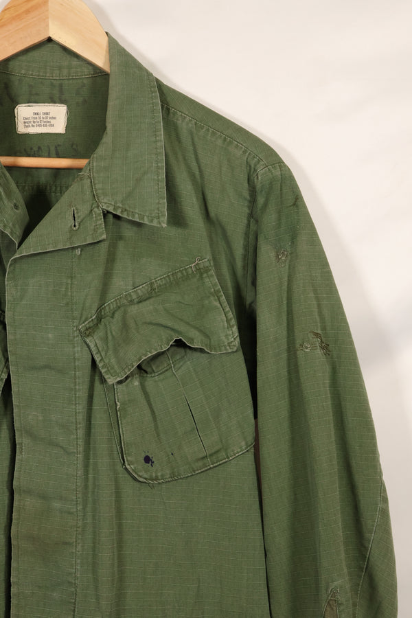 Circa 1968 S-S Size 4th Model Jungle Fatigue Jacket, Used, Released by Film Company