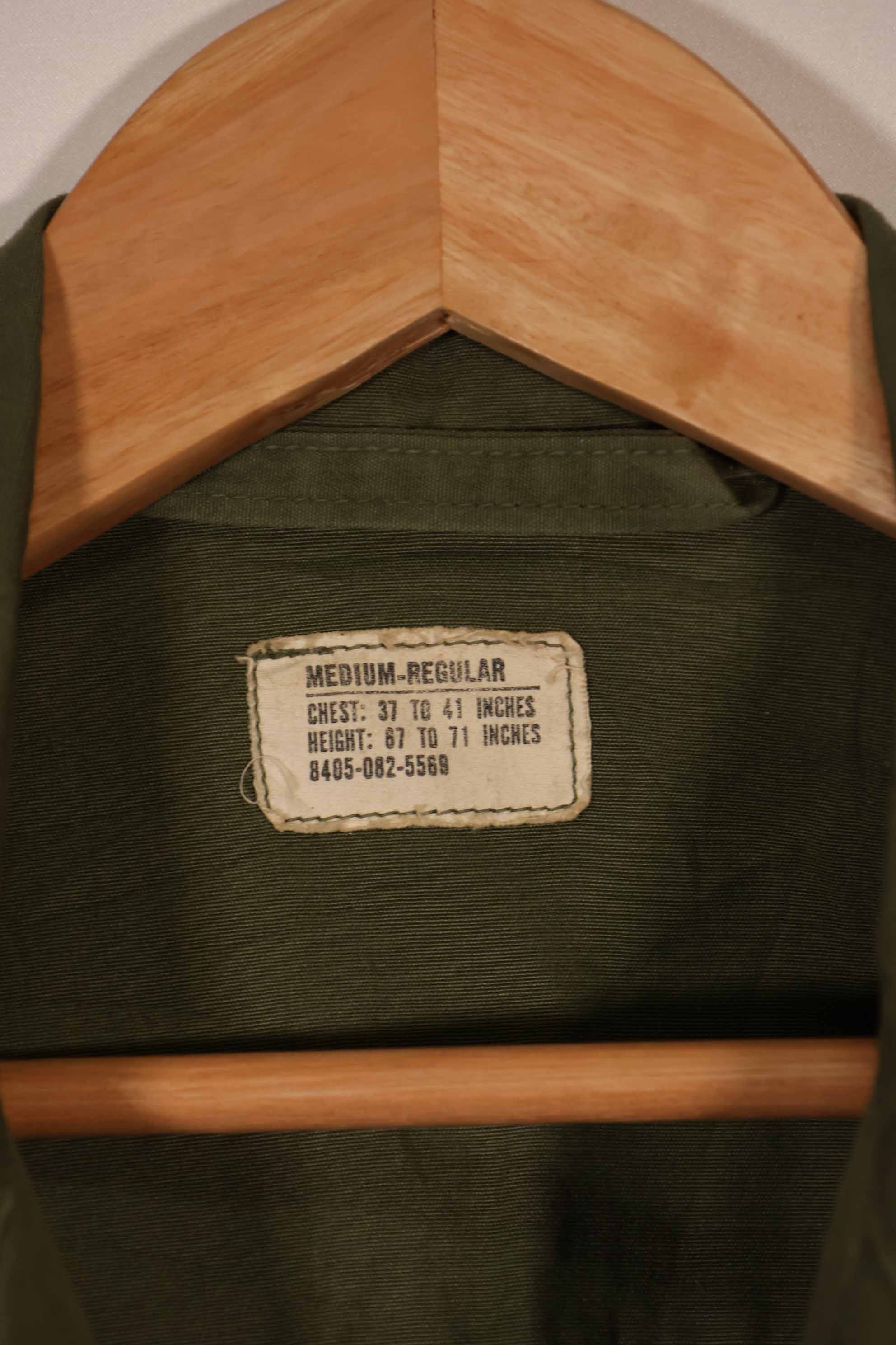 実物　1966〜1967年製　3rd Model ジャングルファティーグ　ジャケット　M-R　中古品