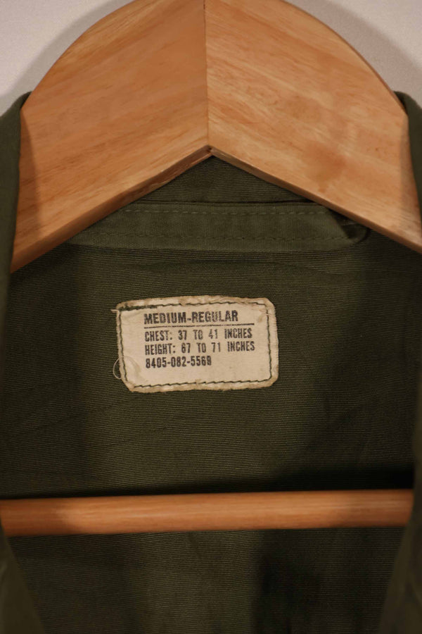 実物　1966〜1967年製　3rd Model ジャングルファティーグ　ジャケット　M-R　中古品