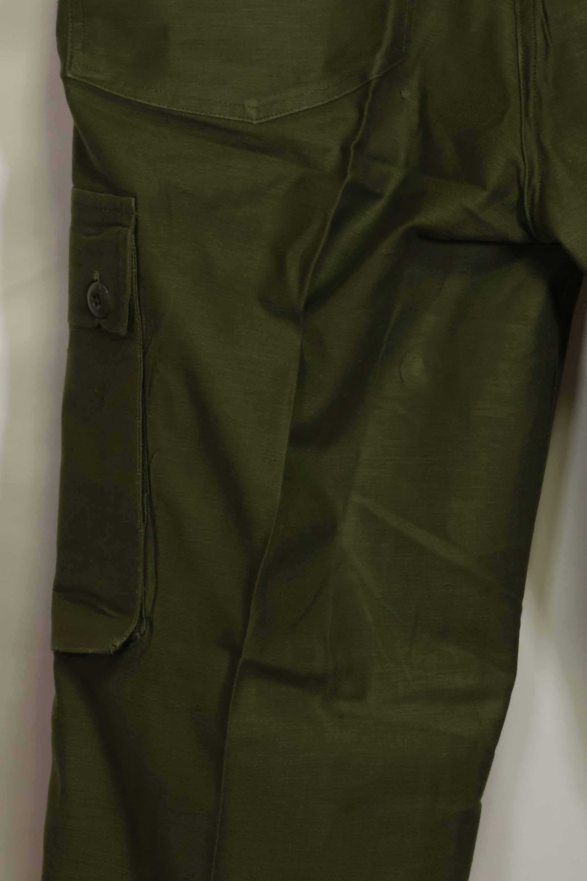 1960年代ロット　OG-107 ベイカーパンツ　カーゴポケット改造　元特殊部隊隊員　中古品　E