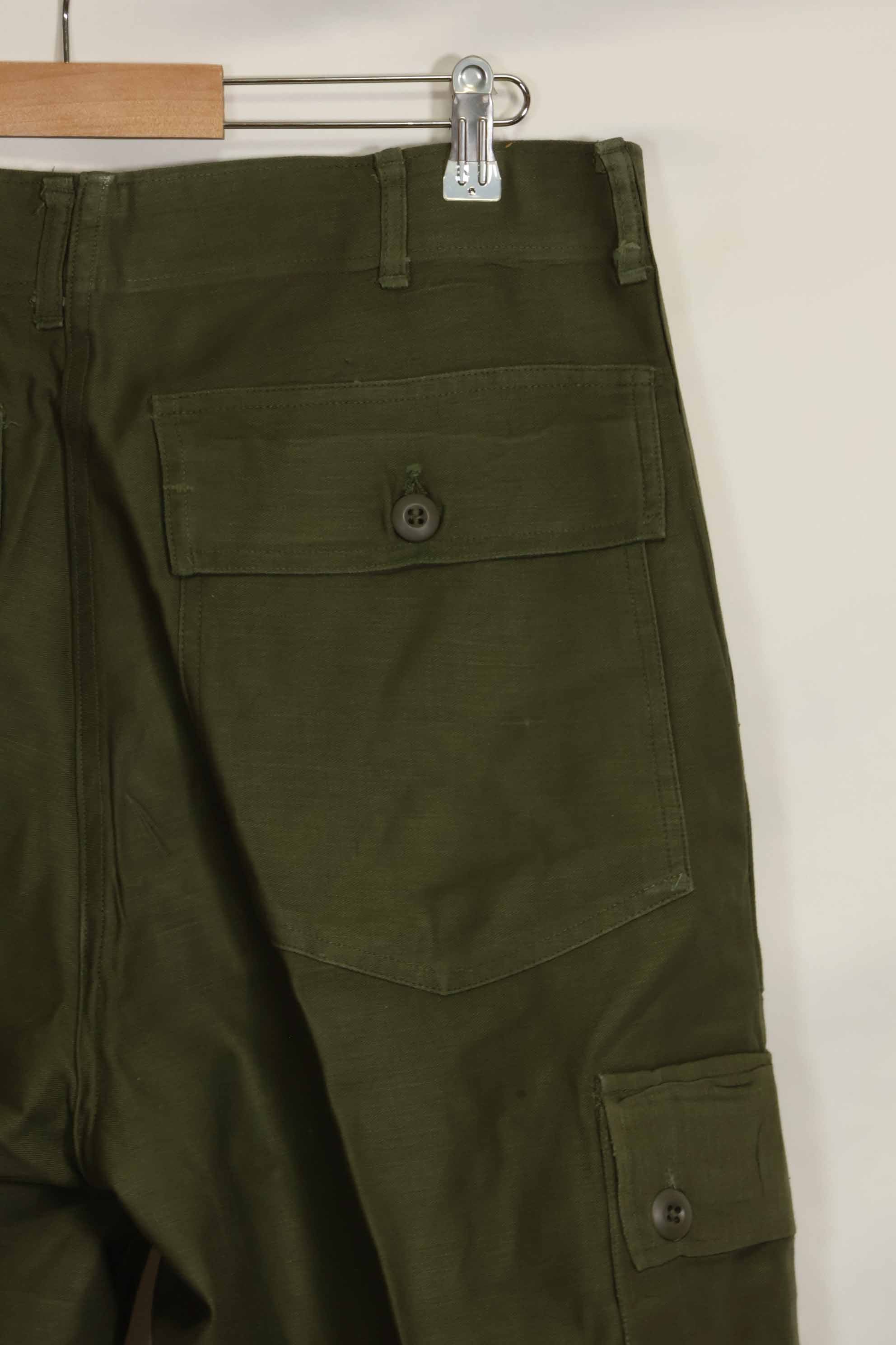 1960年代ロット　OG-107 ベイカーパンツ　カーゴポケット改造　元特殊部隊隊員　中古品　E