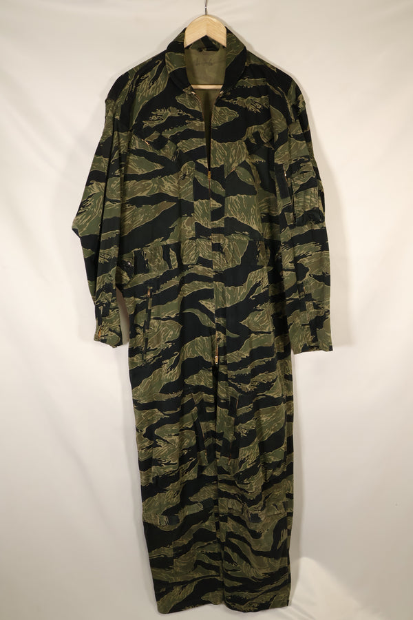 Mid-1960s, Size 46, Okinawa Tiger Pattern, Tiger Stripe Flight Suit, Used