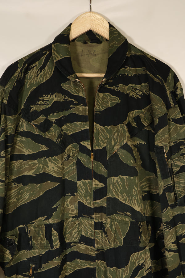 Mid-1960s, Size 46, Okinawa Tiger Pattern, Tiger Stripe Flight Suit, Used