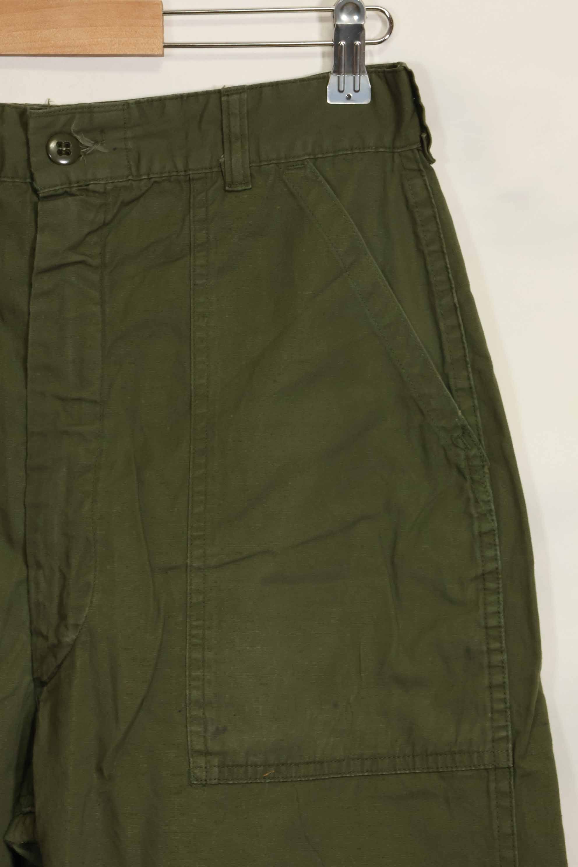 1960年代　個人調達　ポップリン製　OG-107 ベイカーパンツ　薄手パンツ　中古品