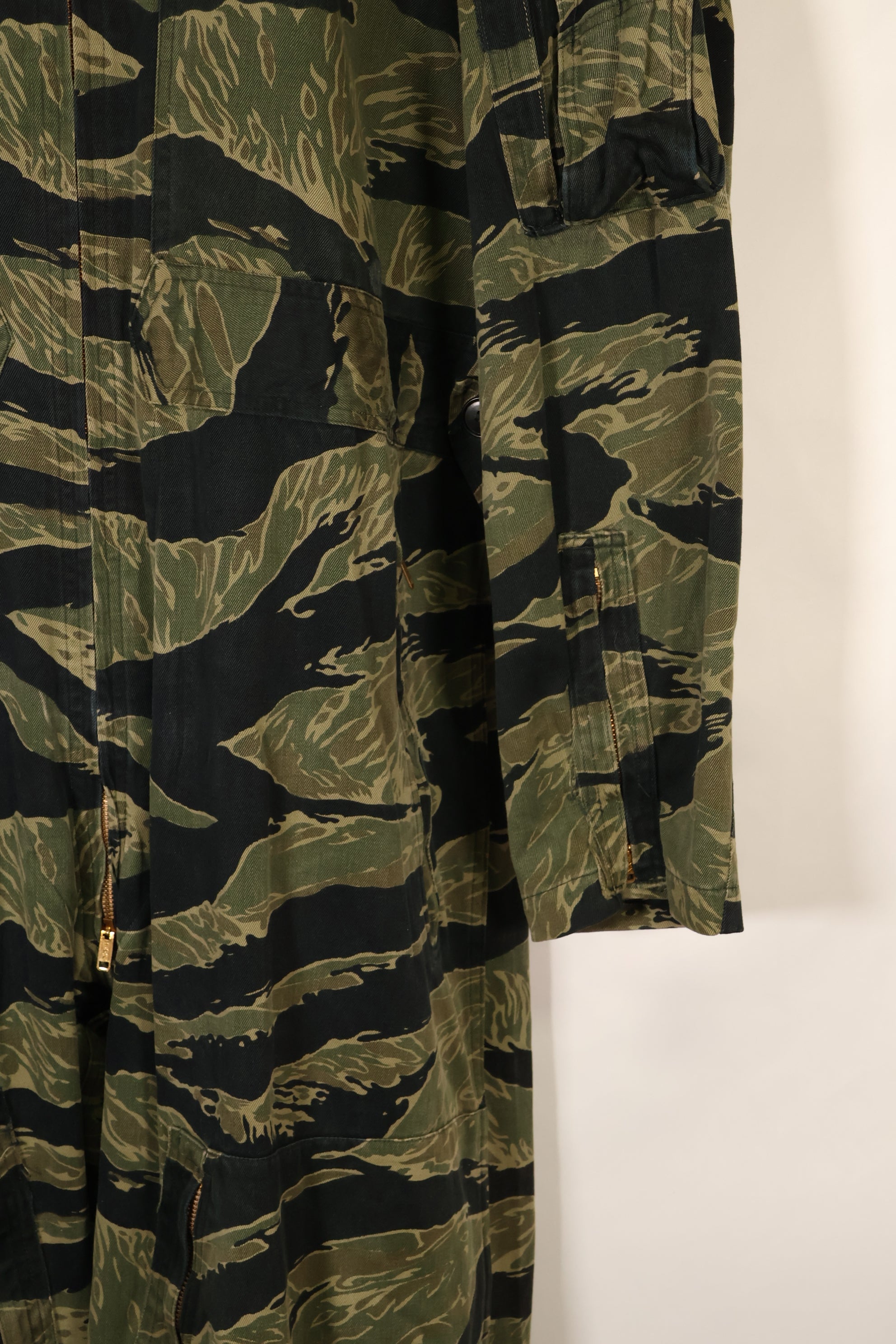 Mid-1960s, Size 46, Okinawa Tiger Pattern, Tiger Stripe Flight Suit, Used