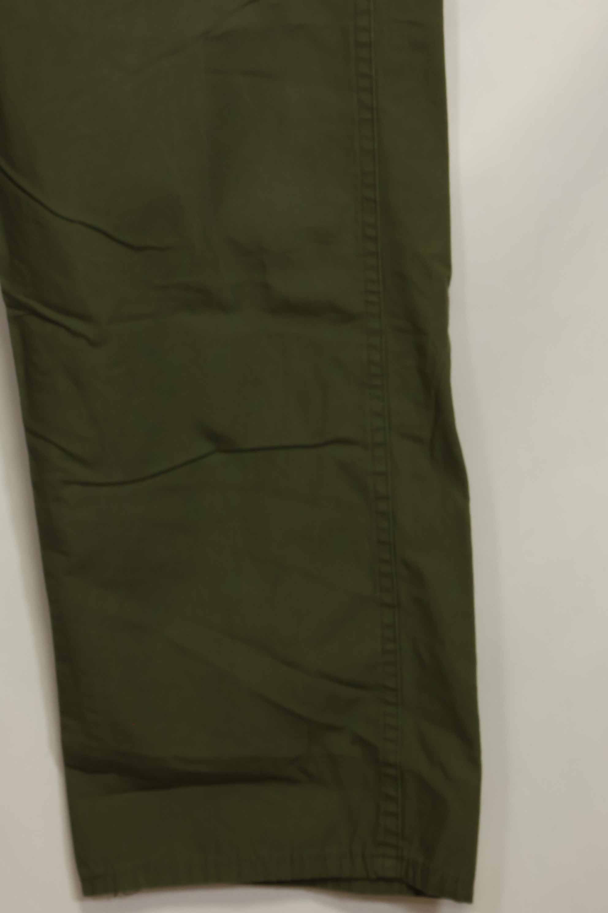 1960年代　個人調達　ポップリン製　OG-107 ベイカーパンツ　薄手パンツ　中古品