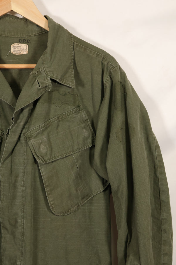 Circa 1968 S-S Size 4th Model Jungle Fatigue Jacket Used Film Company Release B