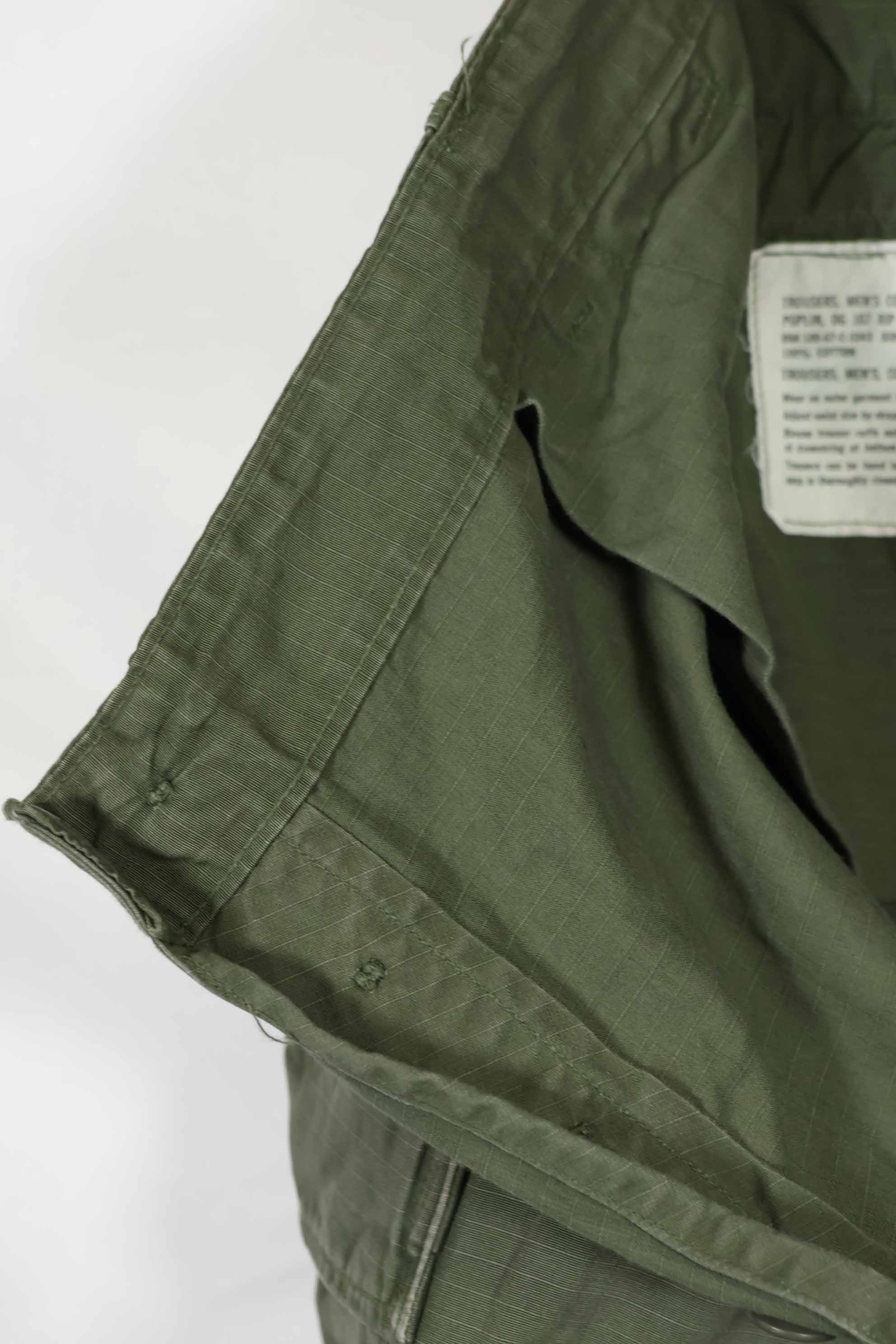 精密レプリカ　1967年製　4th Model ジャングルファティーグ　パンツ　L-R　中古品