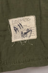 Circa 1968 S-S Size 4th Model Jungle Fatigue Jacket Used Film Company Release B
