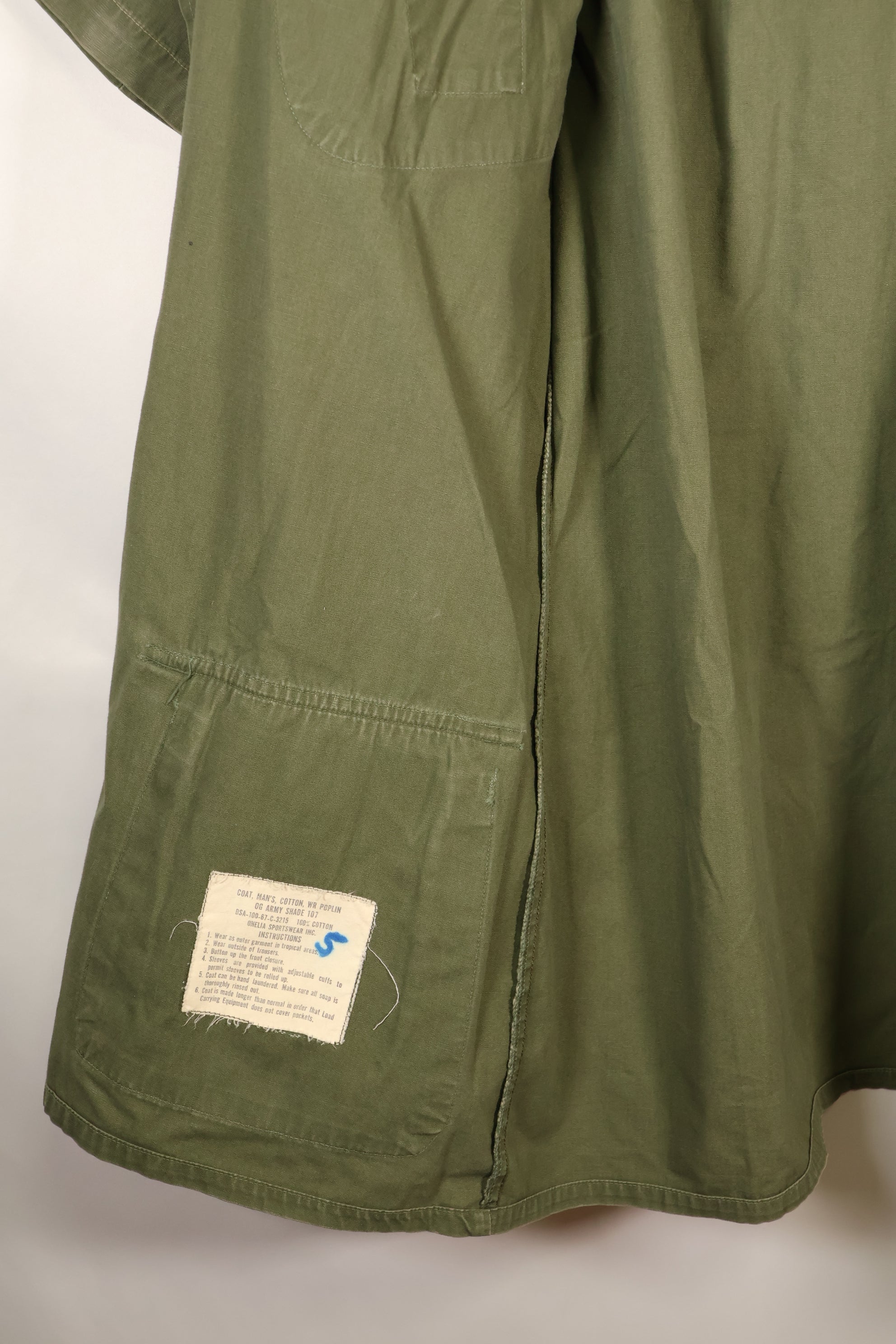 1967年契約　M-L　3rd Model ジャングルファティーグ　ジャケット　USAF 個人改造あり　中古品