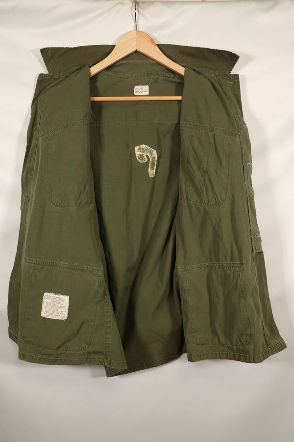 Circa 1968 S-S Size 4th Model Jungle Fatigue Jacket Used Film Company Release C