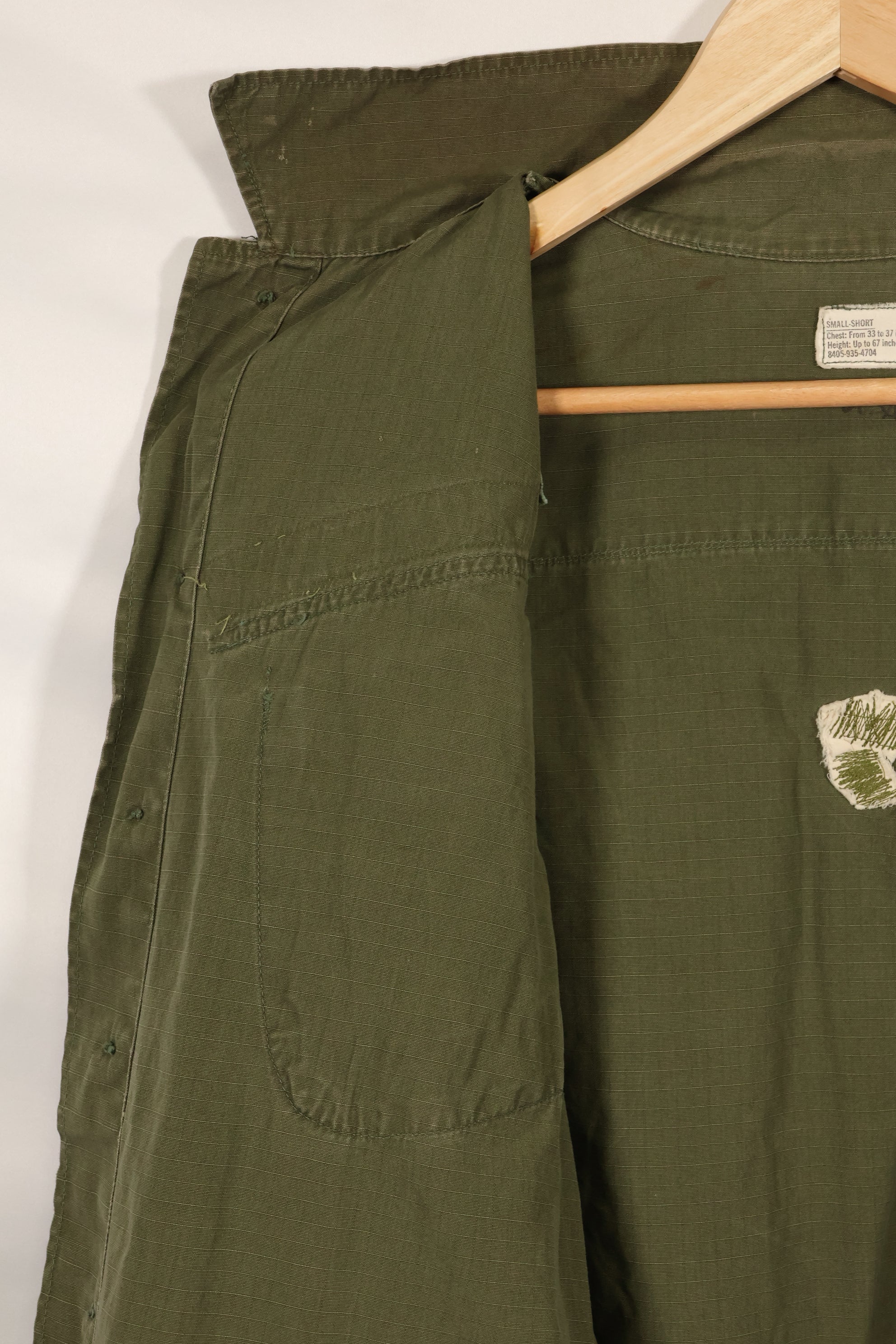 Circa 1968 S-S Size 4th Model Jungle Fatigue Jacket Used Film Company Release C