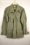 1967年契約　M-R　アメリカ陸軍　3rd Model ジャングルファティーグ　ジャケット　パッチ付　中古品