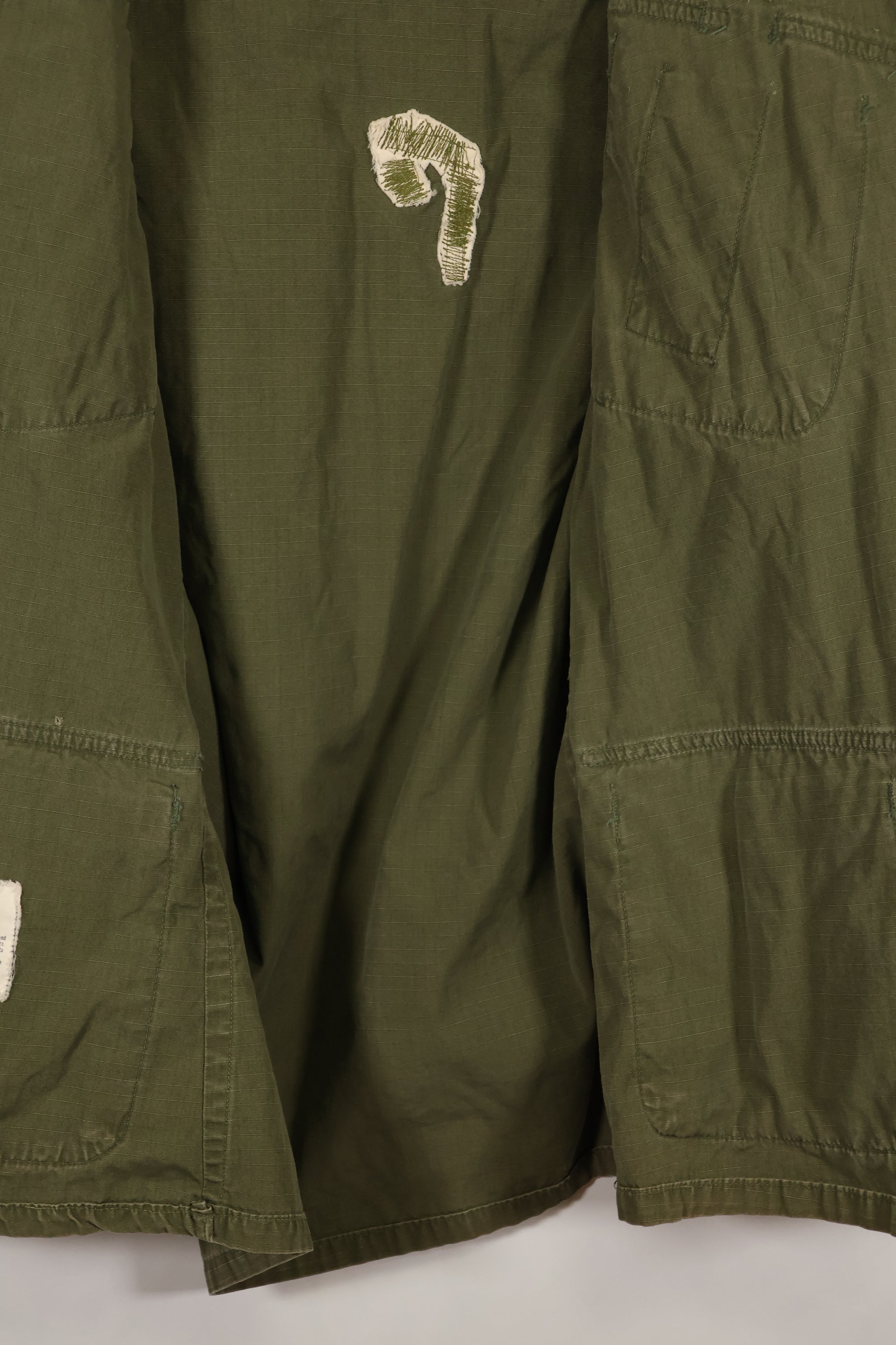 Circa 1968 S-S Size 4th Model Jungle Fatigue Jacket Used Film Company Release C