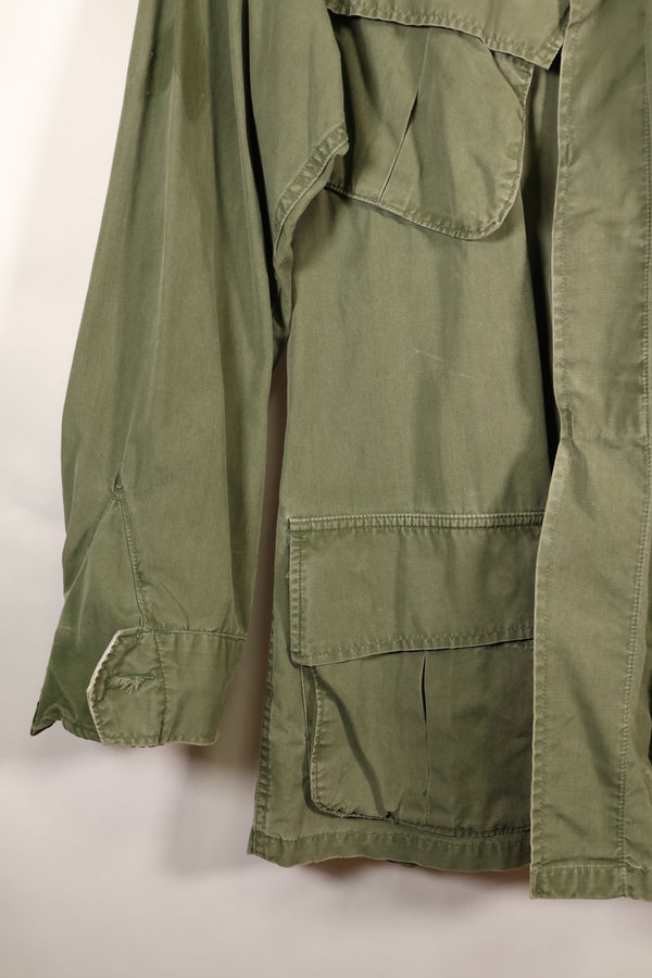 1967年契約　M-R　アメリカ陸軍　3rd Model ジャングルファティーグ　ジャケット　パッチ付　中古品