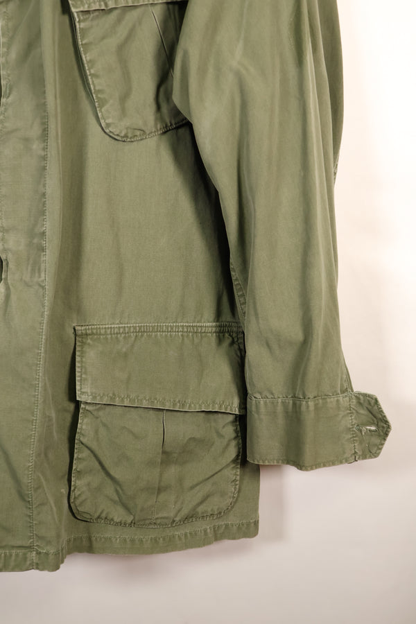 1967年契約　M-R　アメリカ陸軍　3rd Model ジャングルファティーグ　ジャケット　パッチ付　中古品