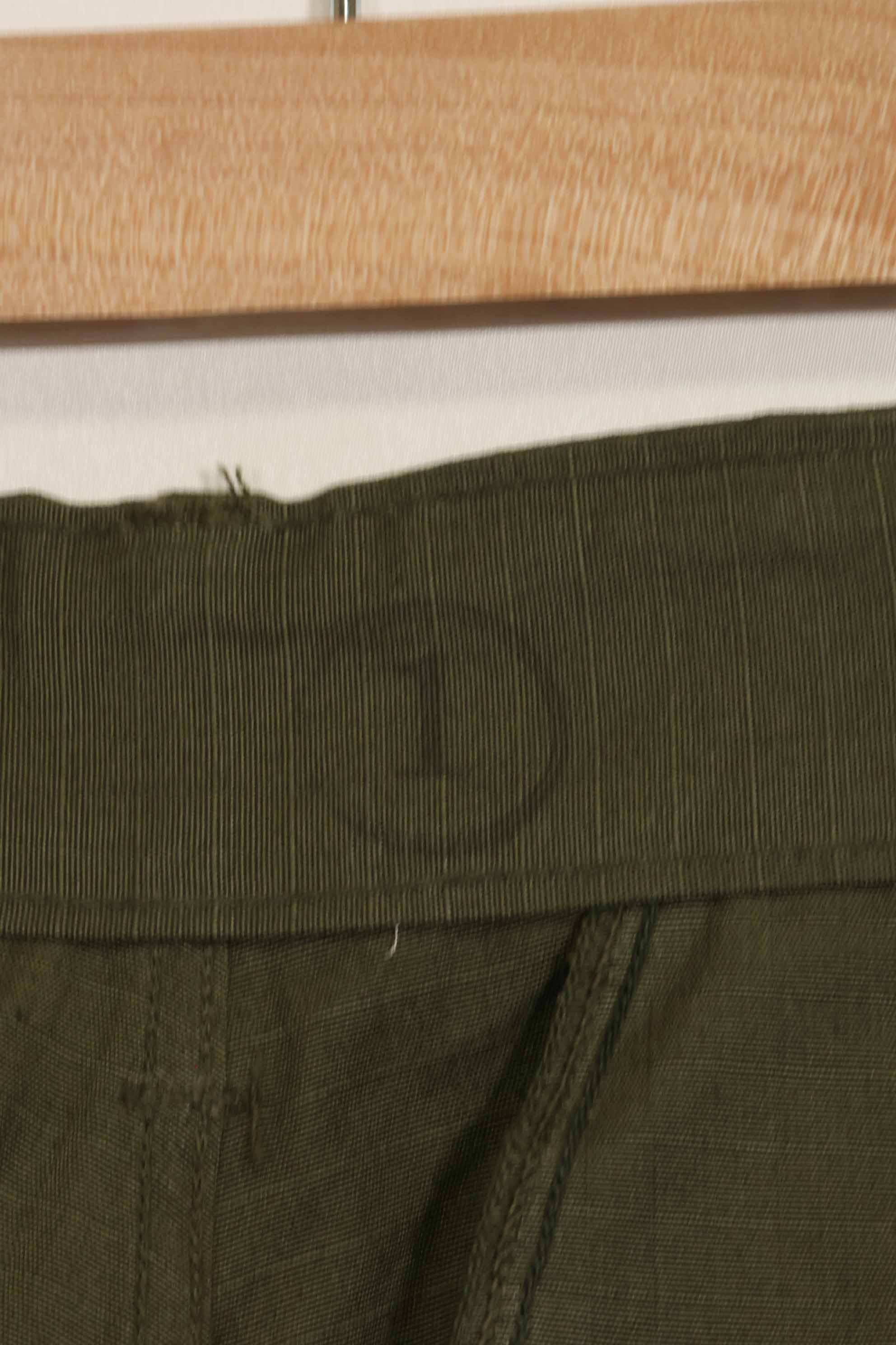 1960年代　デッドストック　4th Model ジャングルファティーグ　パンツ　サイズタグなし　未使用品