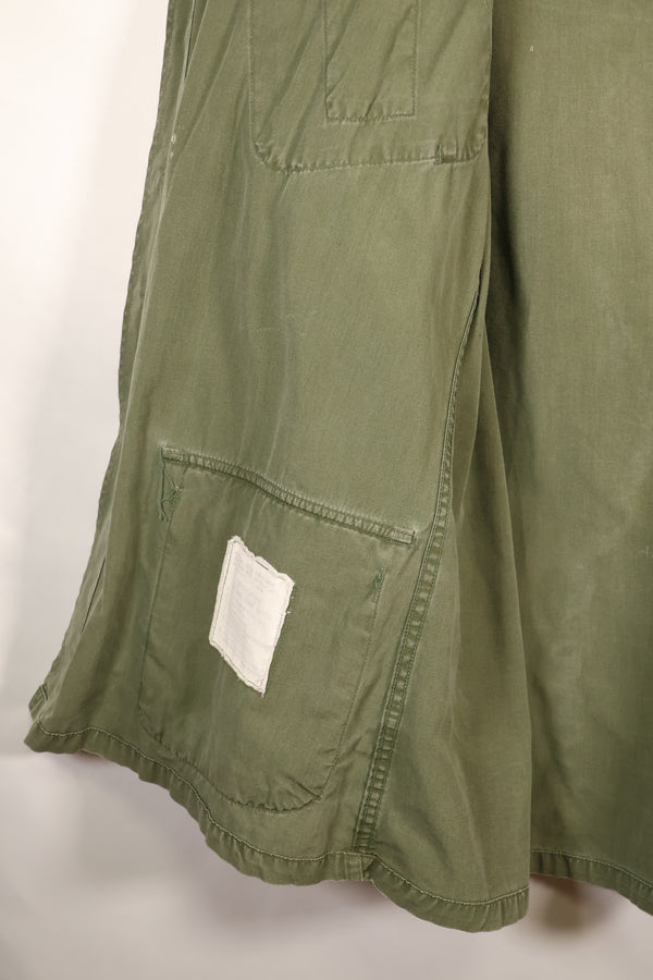 1967年契約　M-R　アメリカ陸軍　3rd Model ジャングルファティーグ　ジャケット　パッチ付　中古品