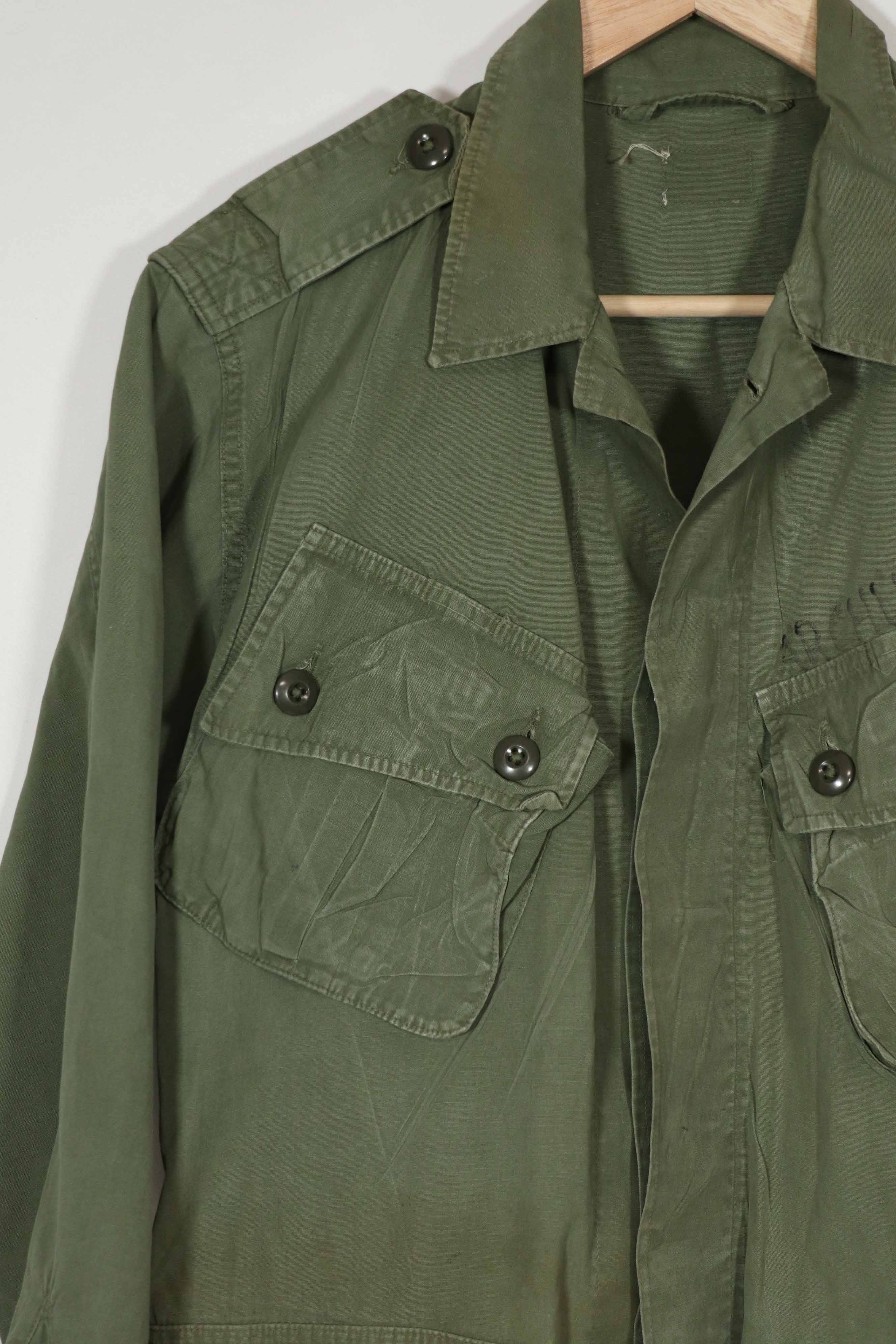 実物　1st Model　ジャングルファティーグ　ジャケット　中古品　サイズタグなし