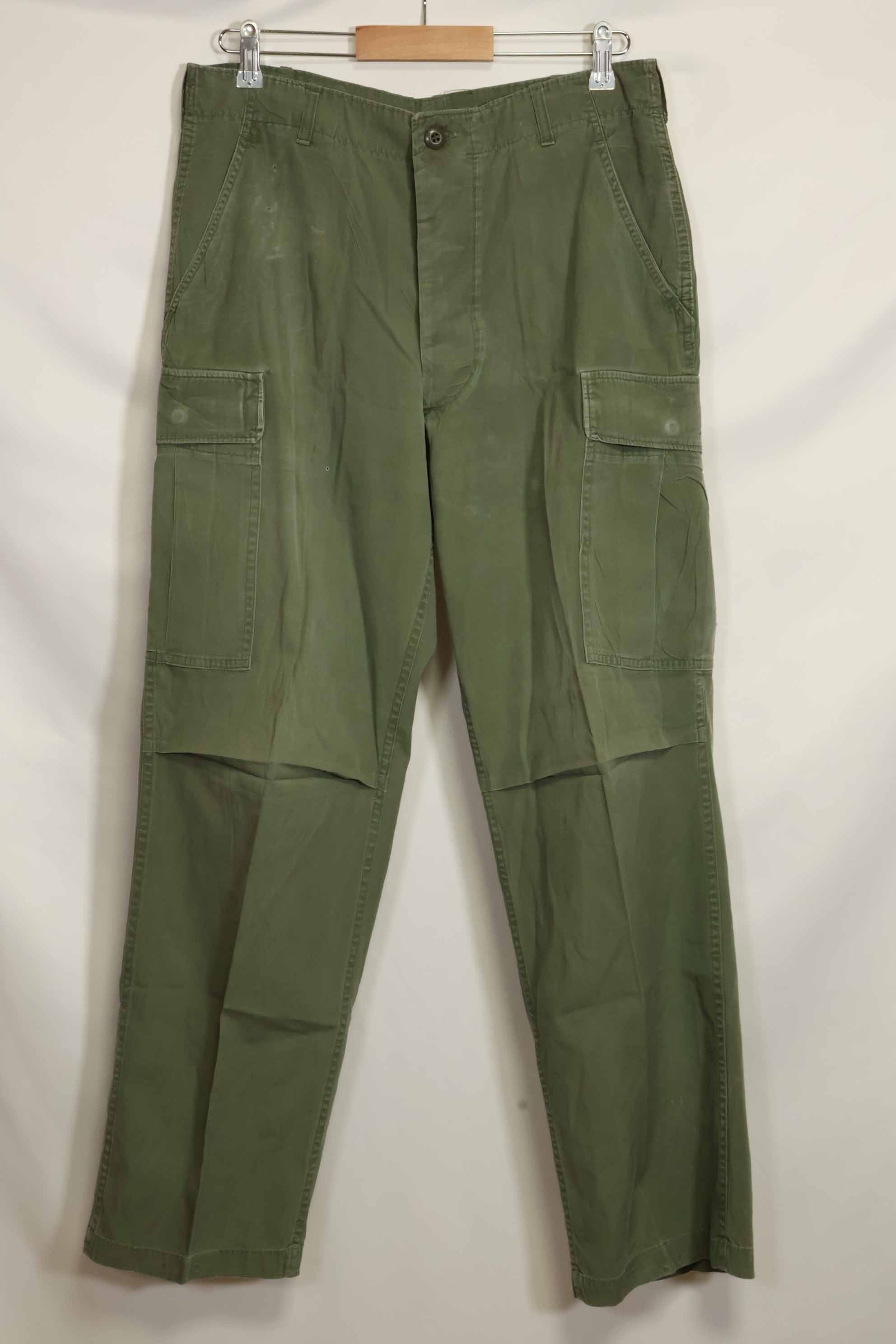 Mid-1960's 2nd Model Jungle Fatigue Pants, used, released by former Special Forces personnel, A