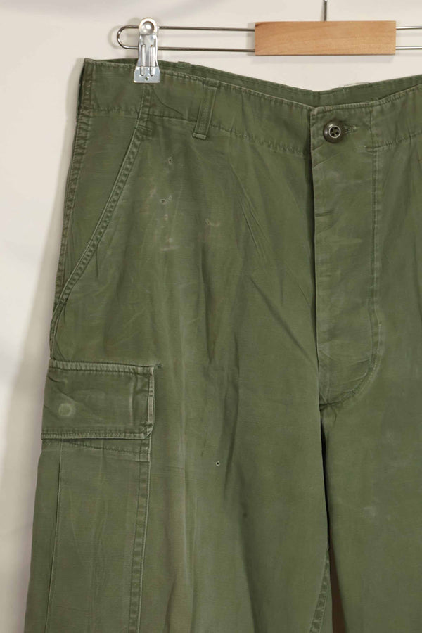 Mid-1960's 2nd Model Jungle Fatigue Pants, used, released by former Special Forces personnel, A