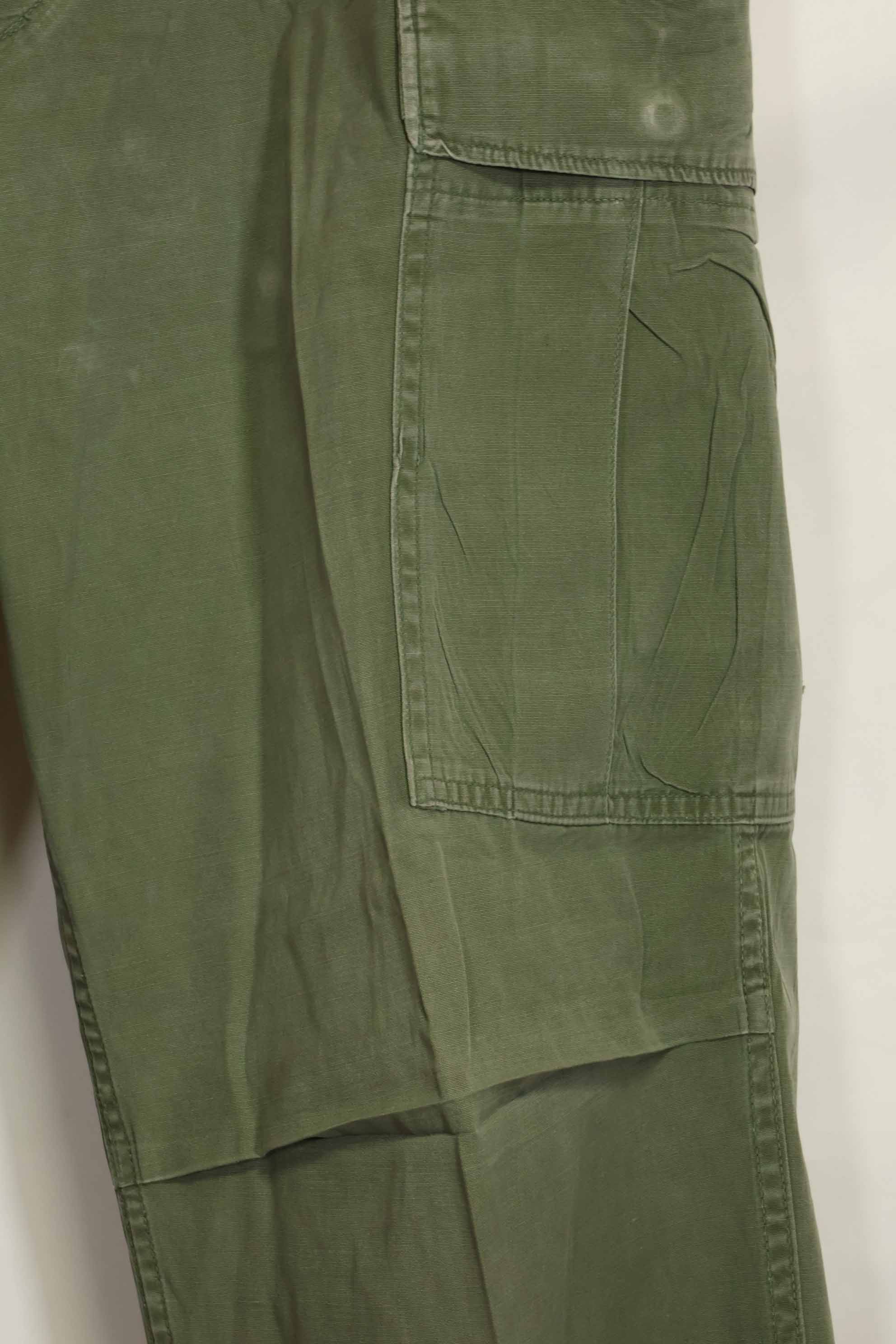 Mid-1960's 2nd Model Jungle Fatigue Pants, used, released by former Special Forces personnel, A