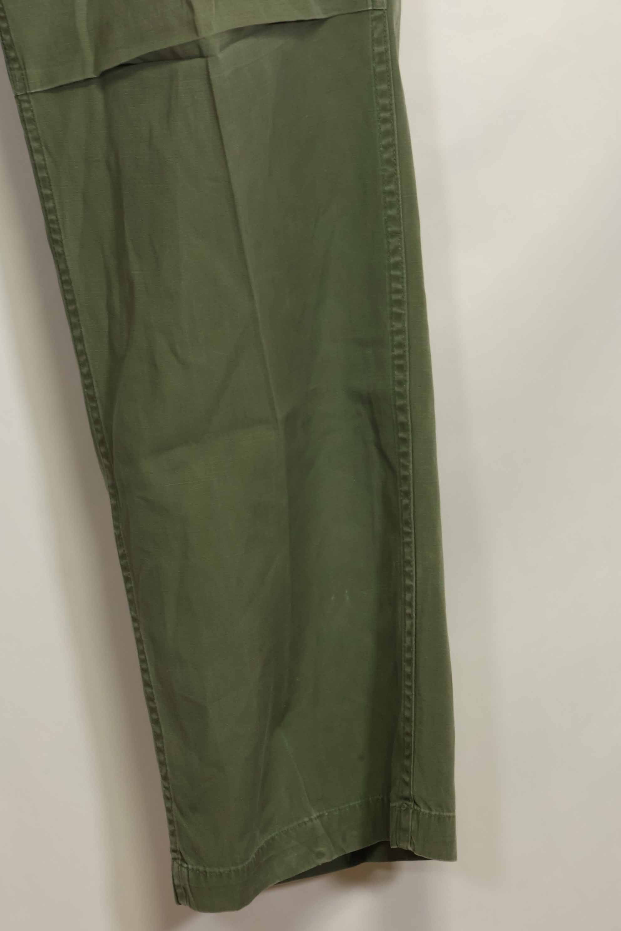 Mid-1960's 2nd Model Jungle Fatigue Pants, used, released by former Special Forces personnel, A