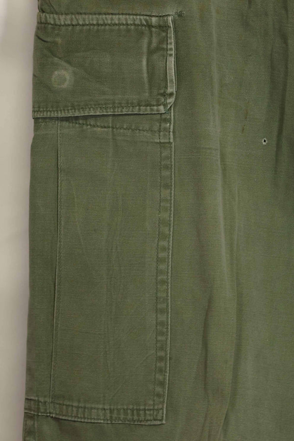 Mid-1960's 2nd Model Jungle Fatigue Pants, used, released by former Special Forces personnel, A