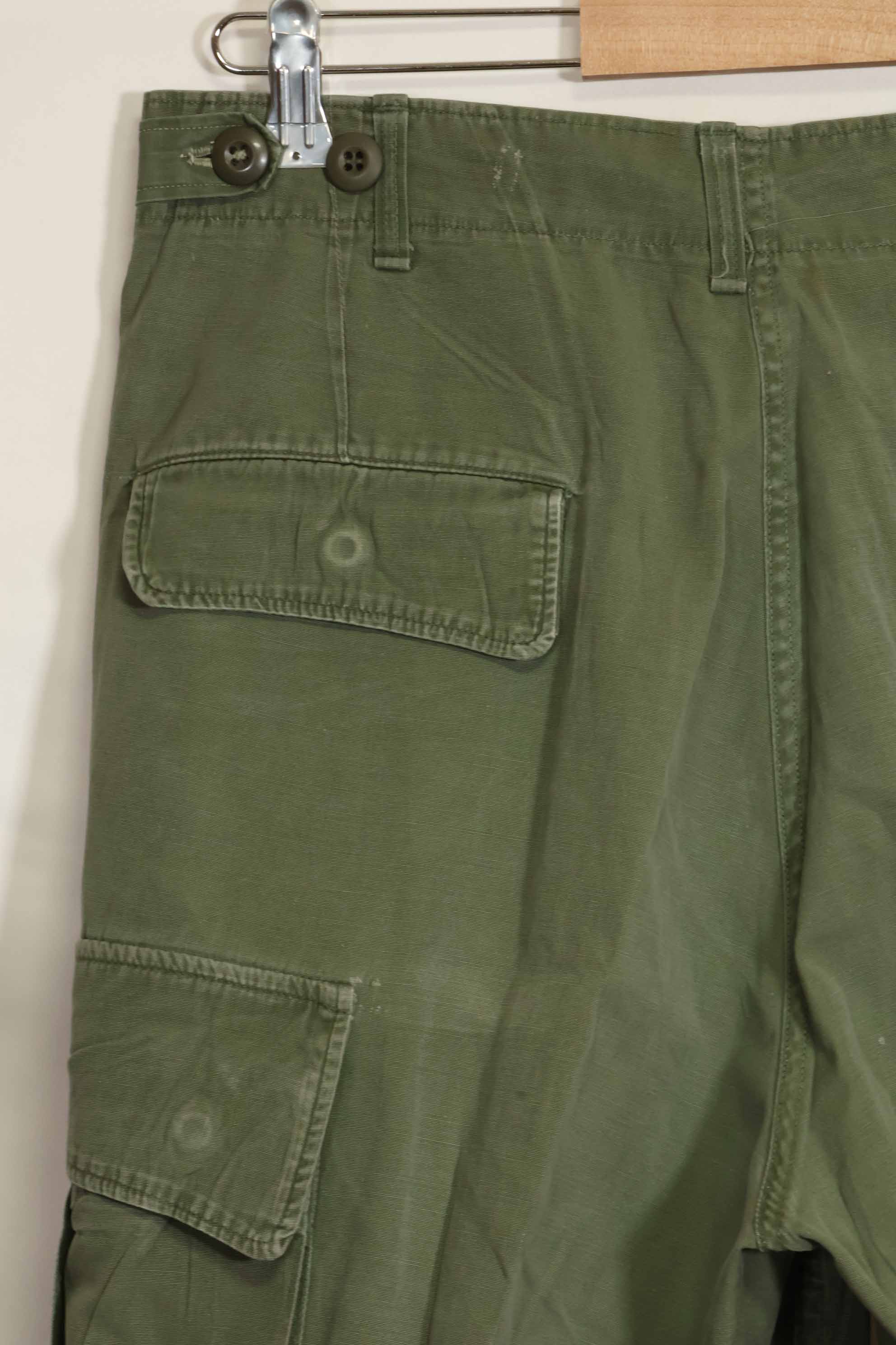 Mid-1960's 2nd Model Jungle Fatigue Pants, used, released by former Special Forces personnel, A