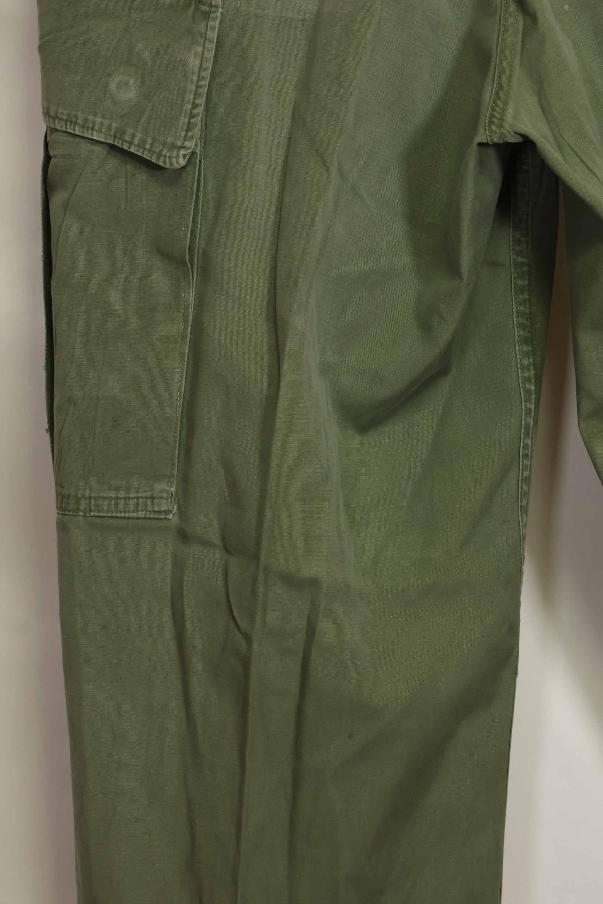 Mid-1960's 2nd Model Jungle Fatigue Pants, used, released by former Special Forces personnel, A