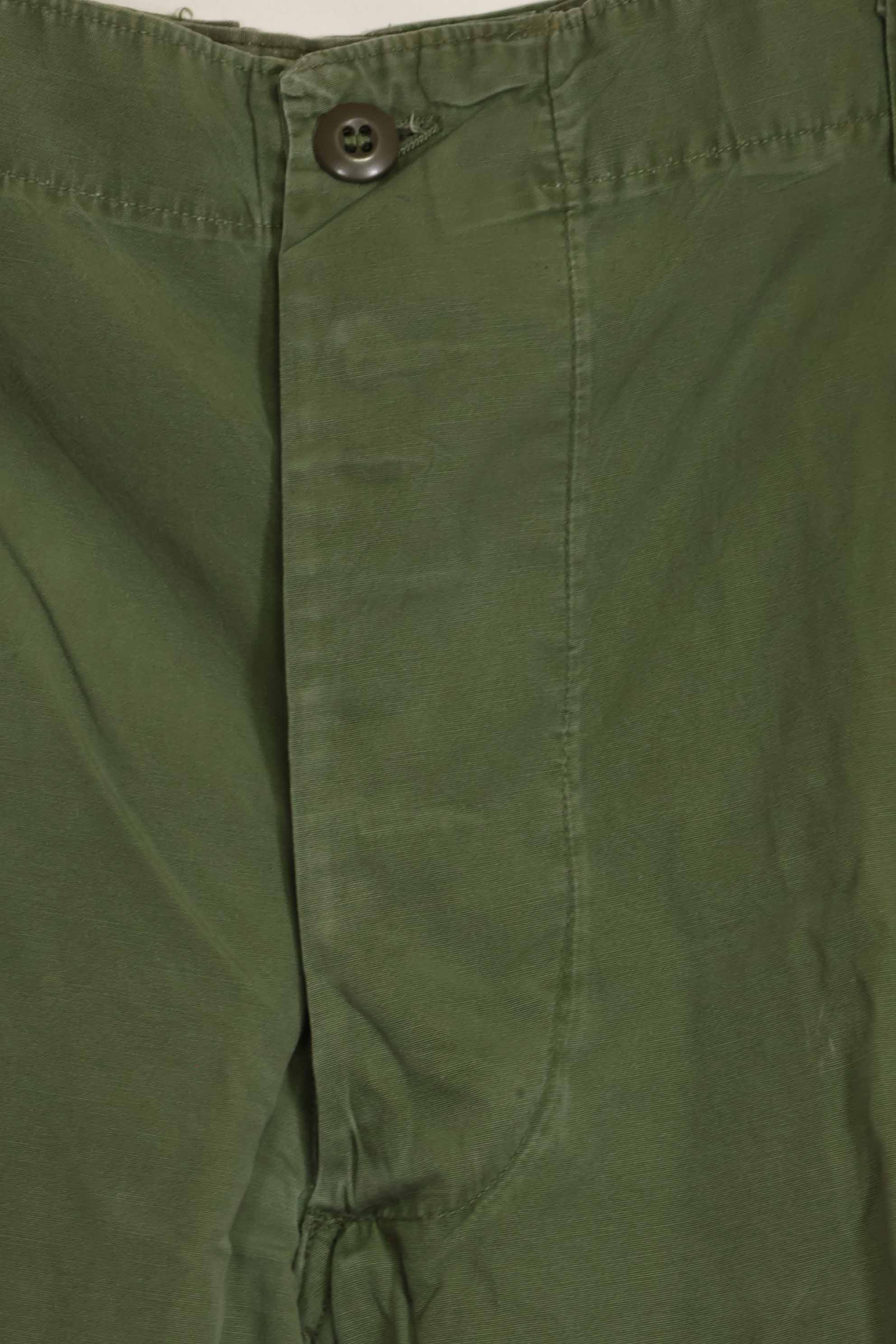 Mid-1960's 2nd Model Jungle Fatigue Pants, used, released by former Special Forces personnel, B