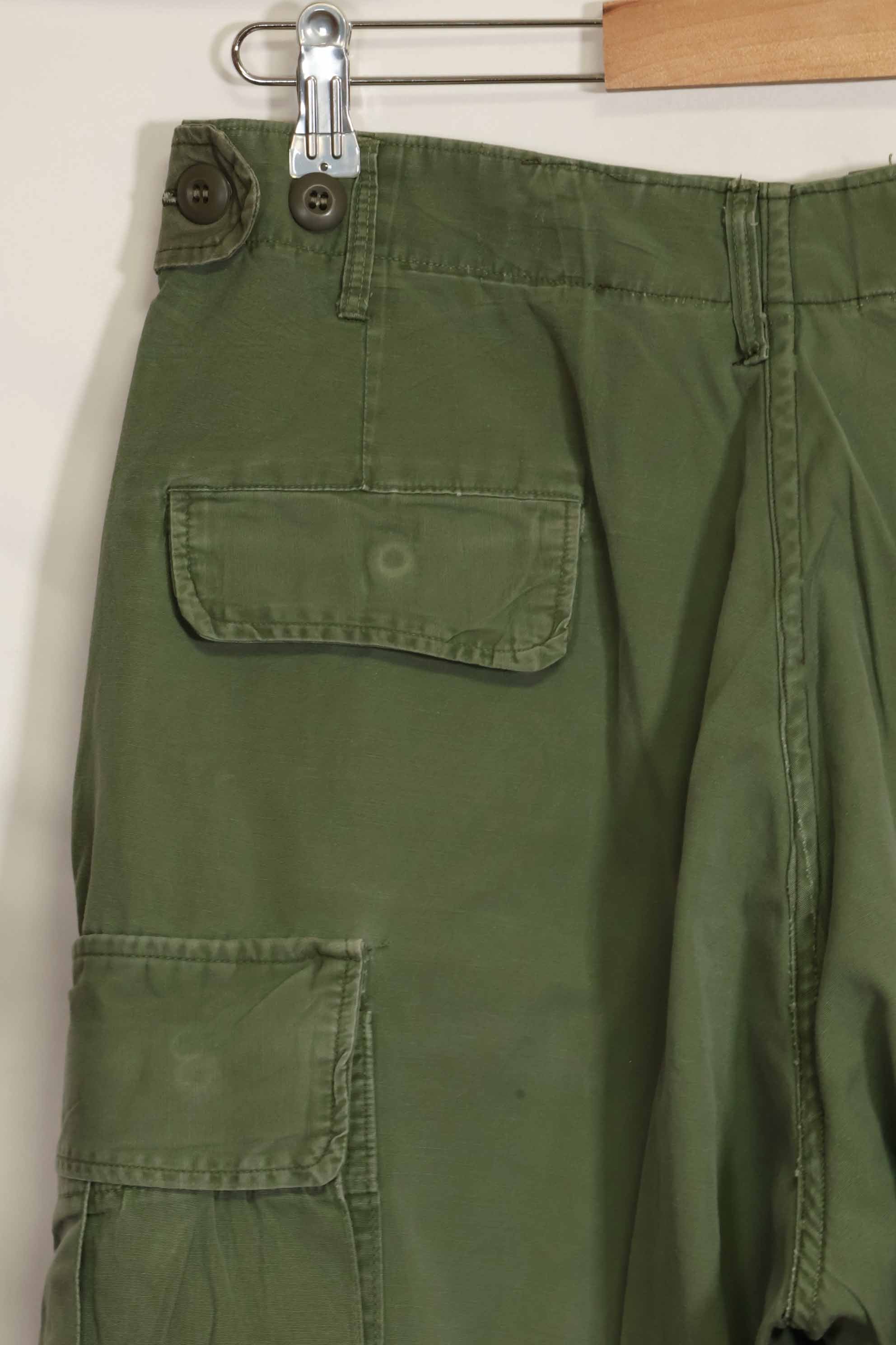 Mid-1960's 2nd Model Jungle Fatigue Pants, used, released by former Special Forces personnel, B