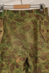 1940s, WWII, USMC, P-44, Frogskin Camouflage, HBT Pants, Used
