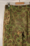 1940s, WWII, USMC, P-44, Frogskin Camouflage, HBT Pants, Used