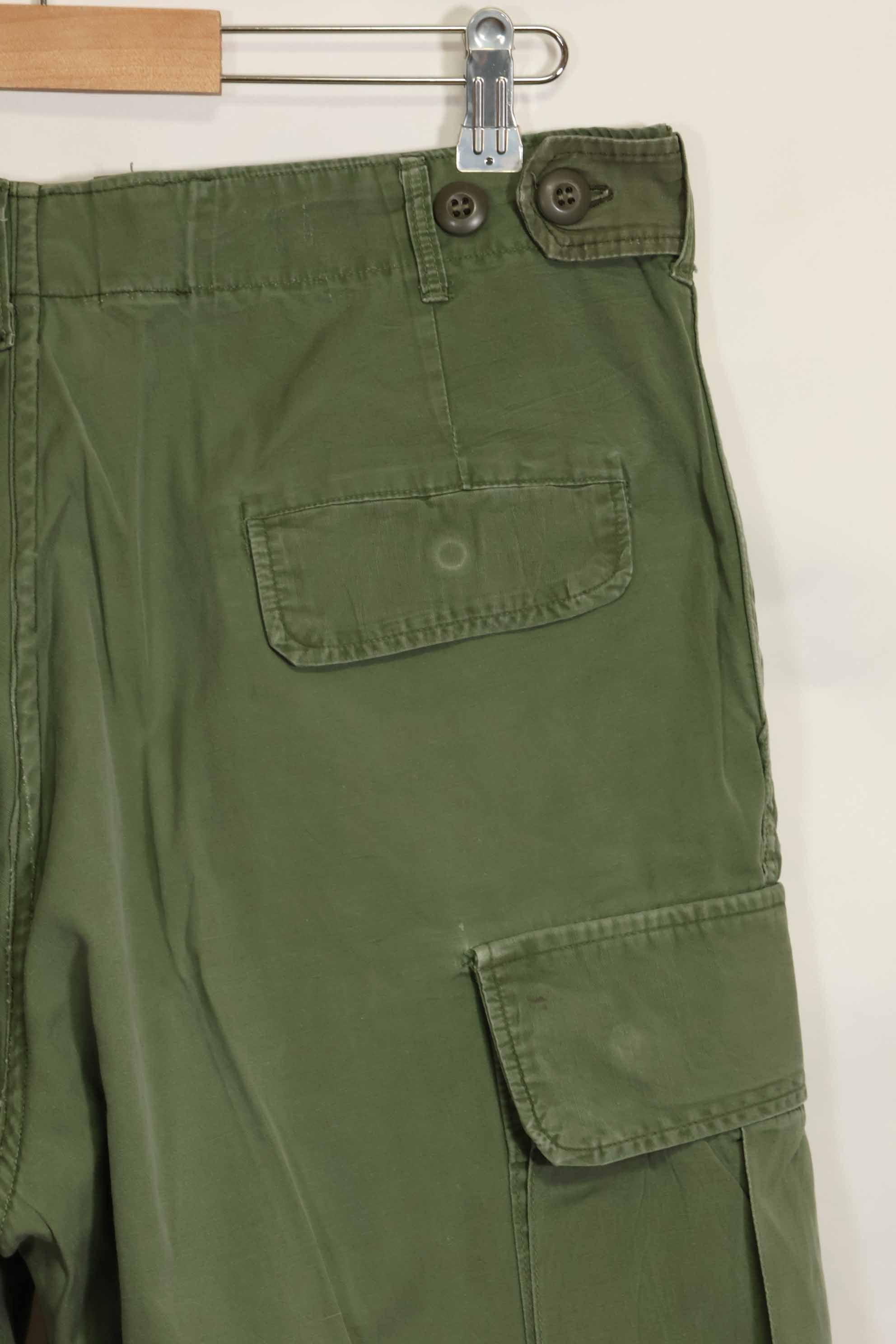 Mid-1960's 2nd Model Jungle Fatigue Pants, used, released by former Special Forces personnel, B