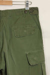 Mid-1960's 2nd Model Jungle Fatigue Pants, used, released by former Special Forces personnel, B