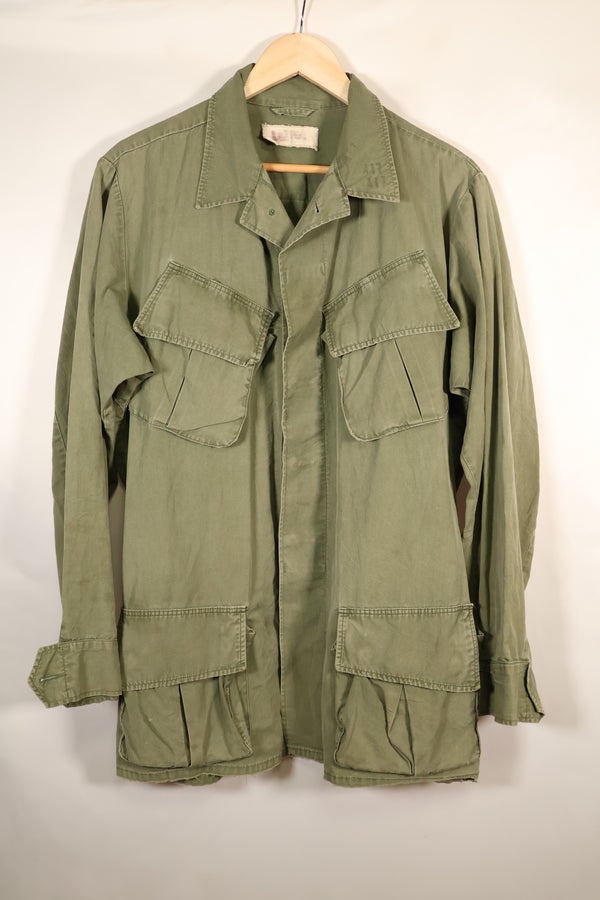 1967年契約　M-L　ノンリップストップ　3rd Model ジャングルファティーグ　ジャケット　退色あり　中古品