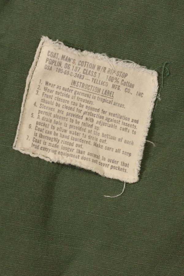 Circa 1969 S-S Size 4th Model Jungle Fatigue Jacket Used Film Company Release C