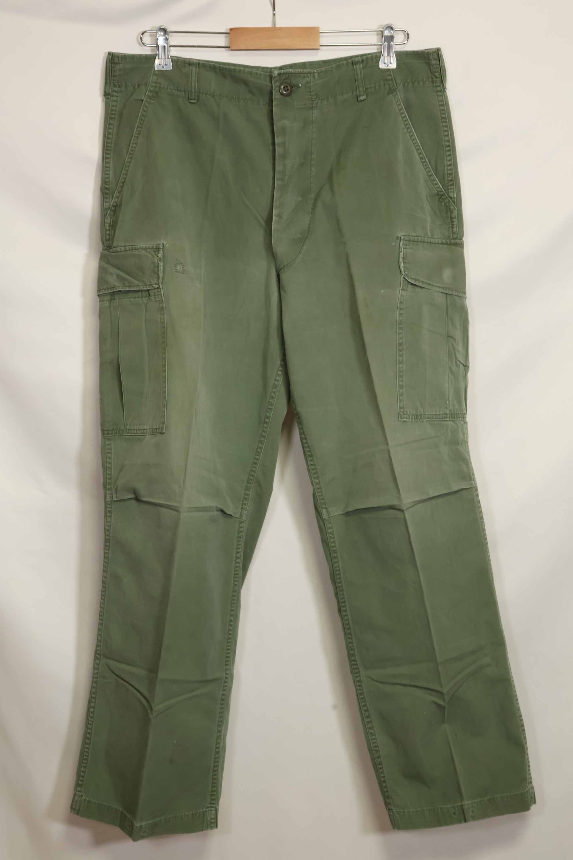 Mid-1960's 2nd Model Jungle Fatigue Pants, used, released by ex-Special Forces personnel, C