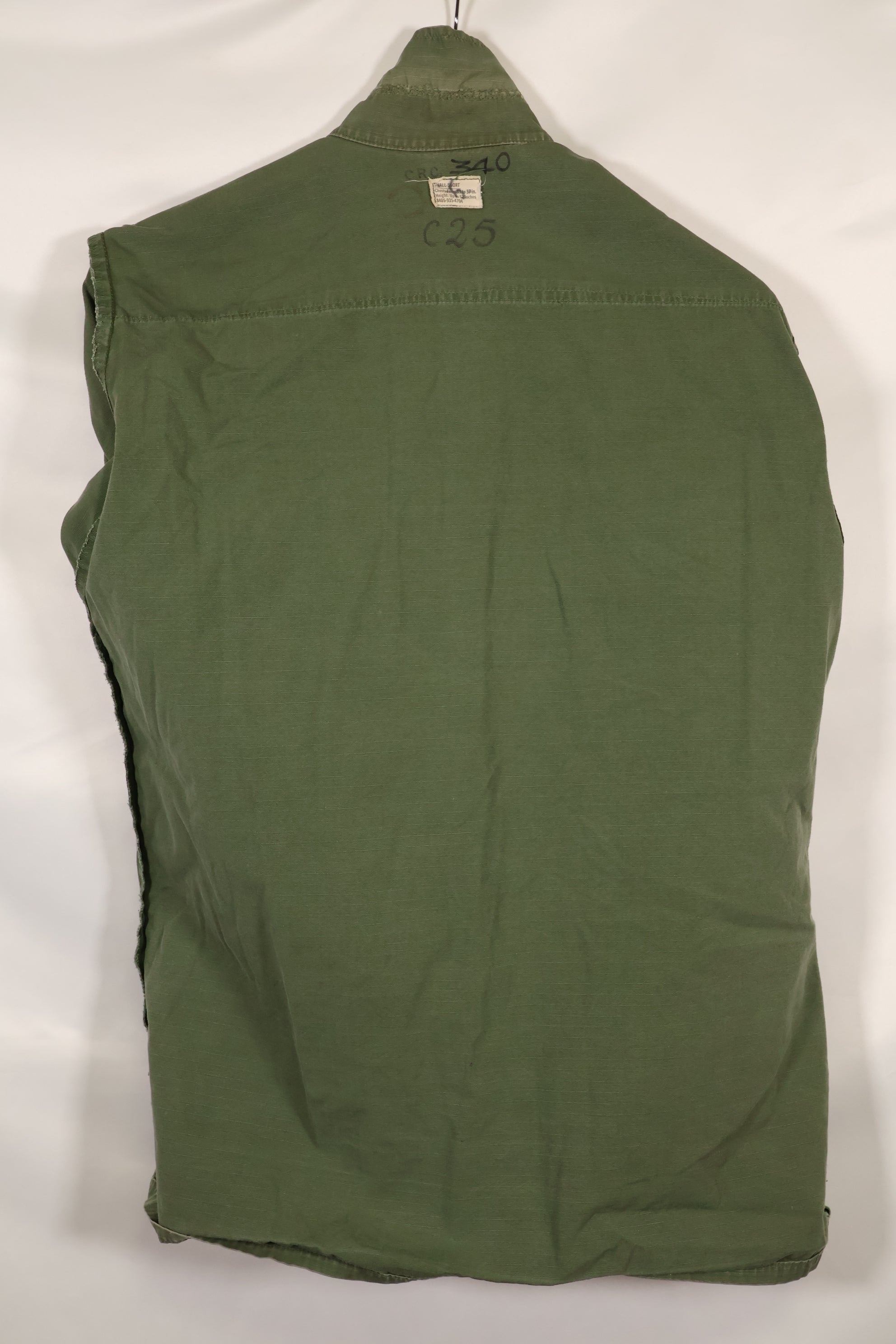 Circa 1969 S-S Size 4th Model Jungle Fatigue Jacket Used Film Company Release C