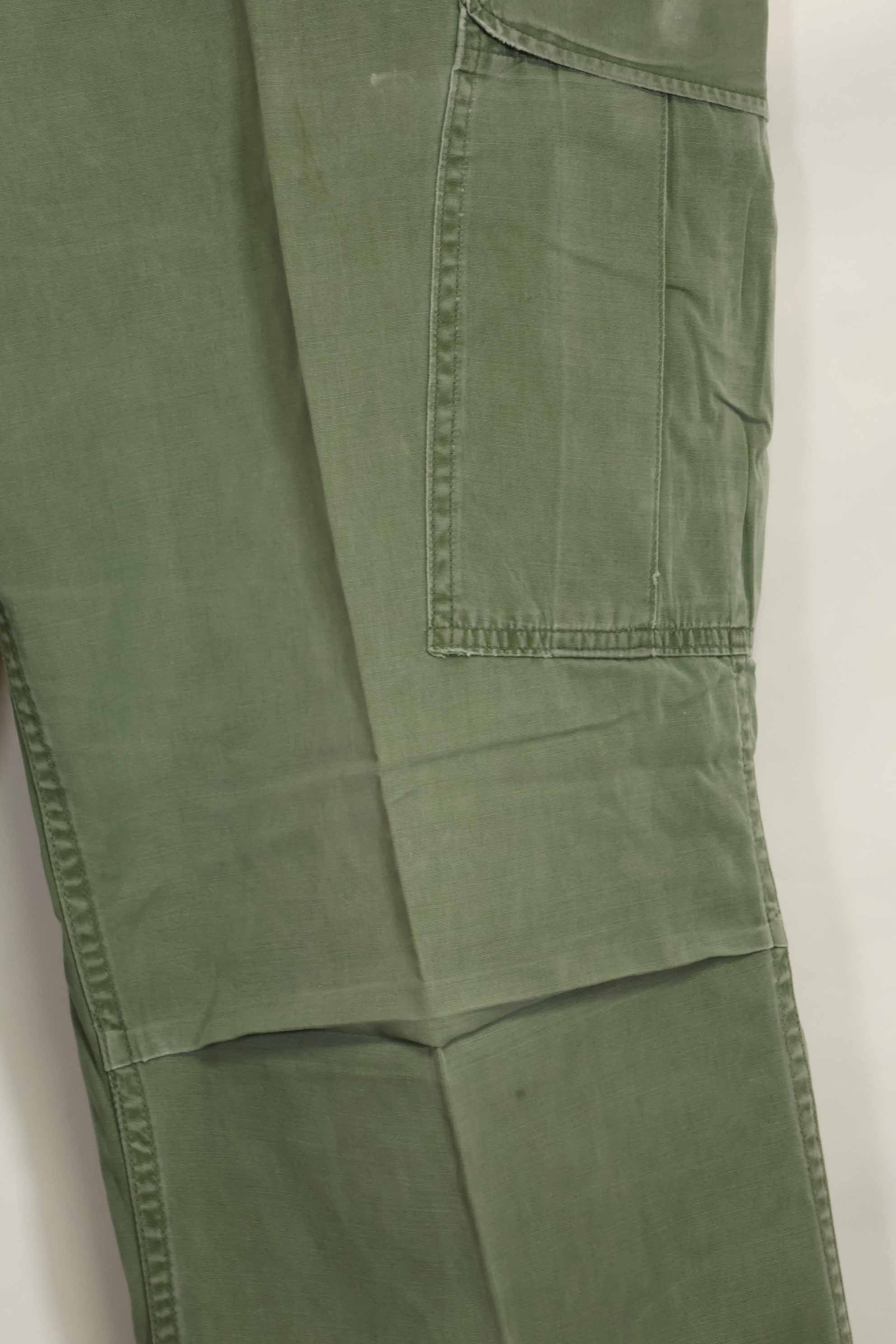 Mid-1960's 2nd Model Jungle Fatigue Pants, used, released by ex-Special Forces personnel, C