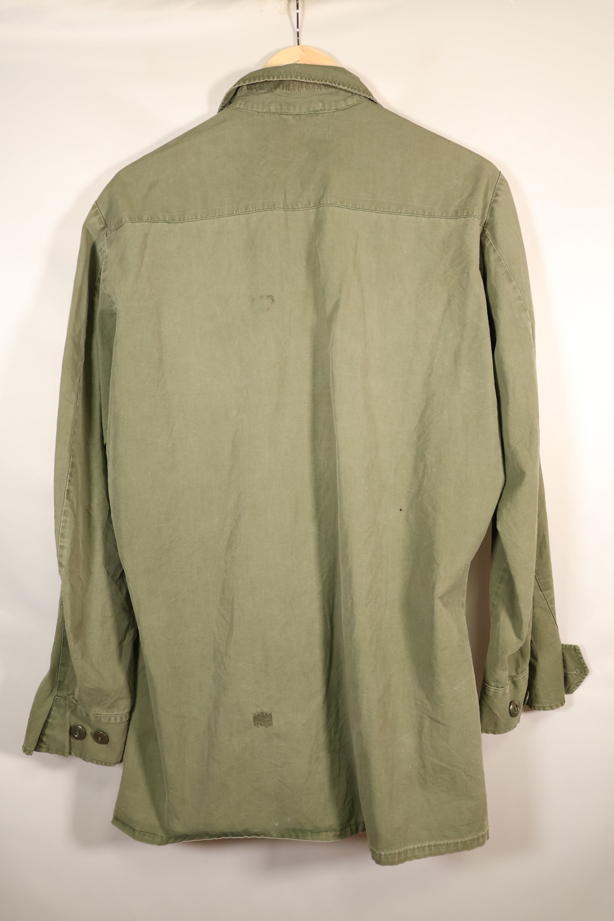 1967年契約　M-L　ノンリップストップ　3rd Model ジャングルファティーグ　ジャケット　退色あり　中古品