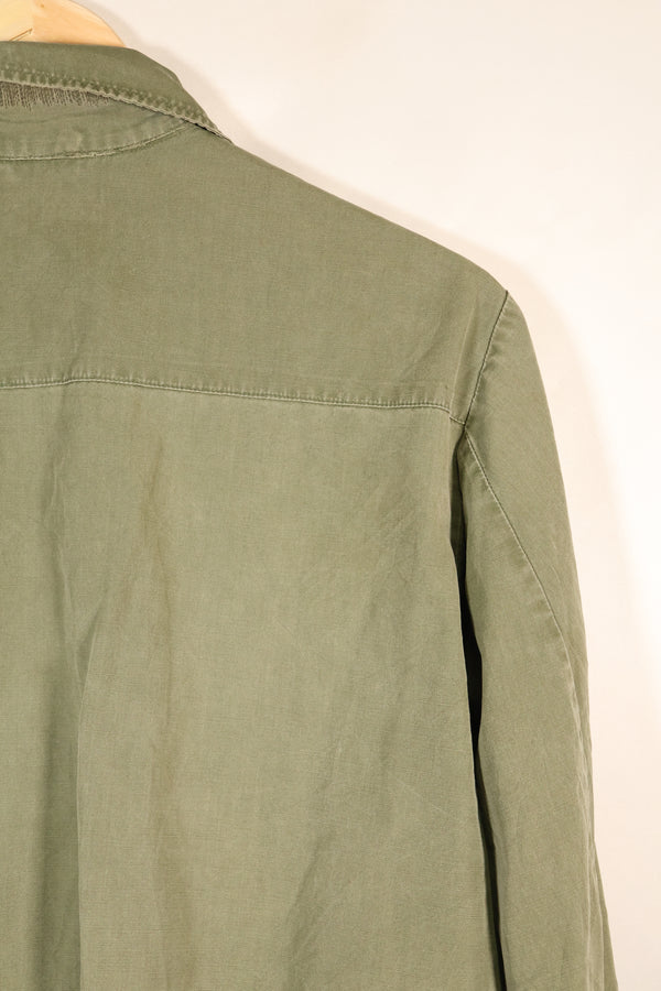 1967年契約　M-L　ノンリップストップ　3rd Model ジャングルファティーグ　ジャケット　退色あり　中古品